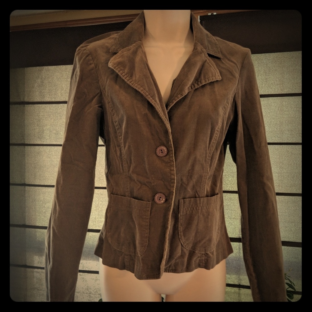 La Belle brand taupe Blazer Juniors medium